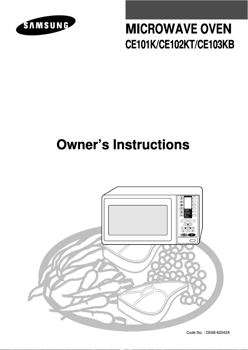 Image de la première page du manuel de l'appareil CE101K