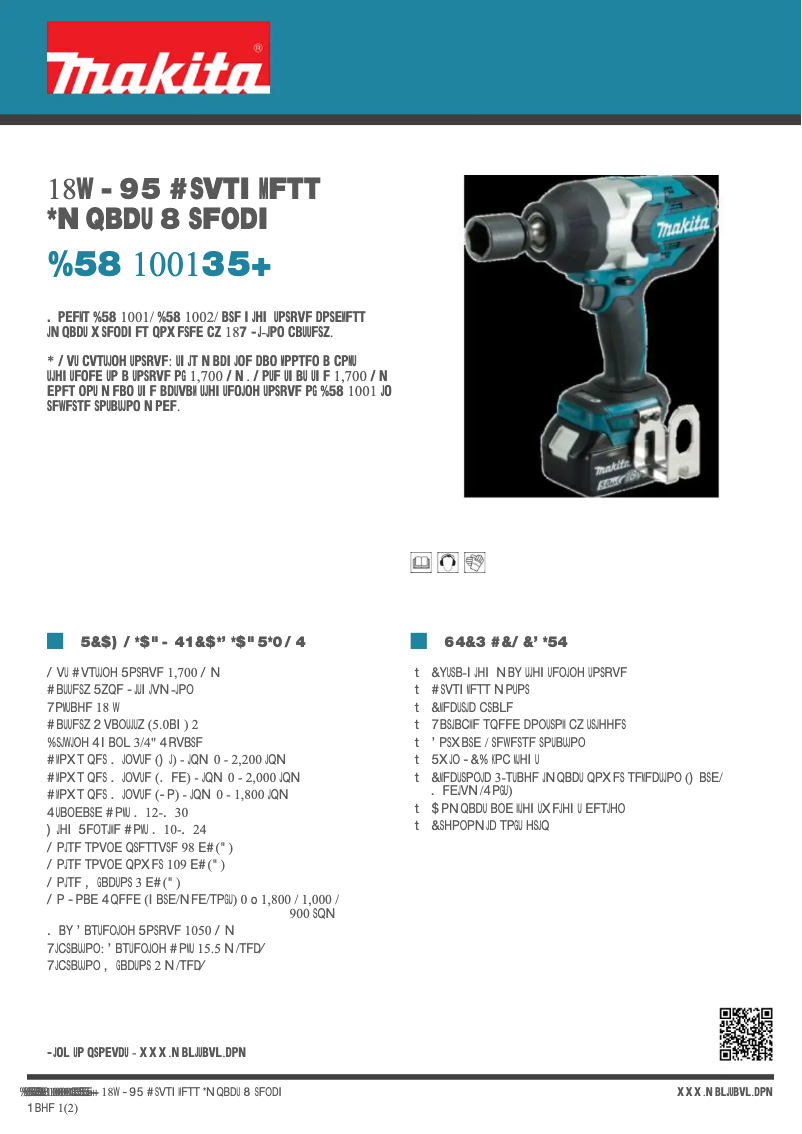 Image de la première page du manuel de l'appareil DTW1001RTJ