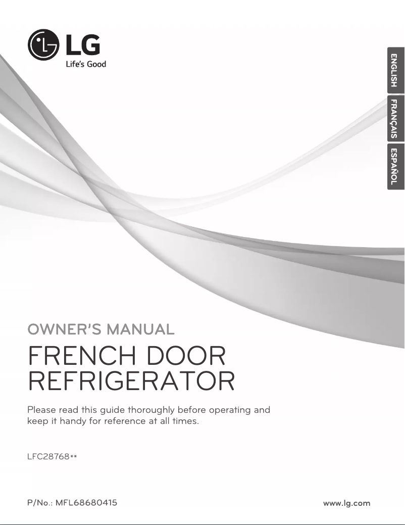 Página 1 del manual Manual de usuario LG LFC28768SW