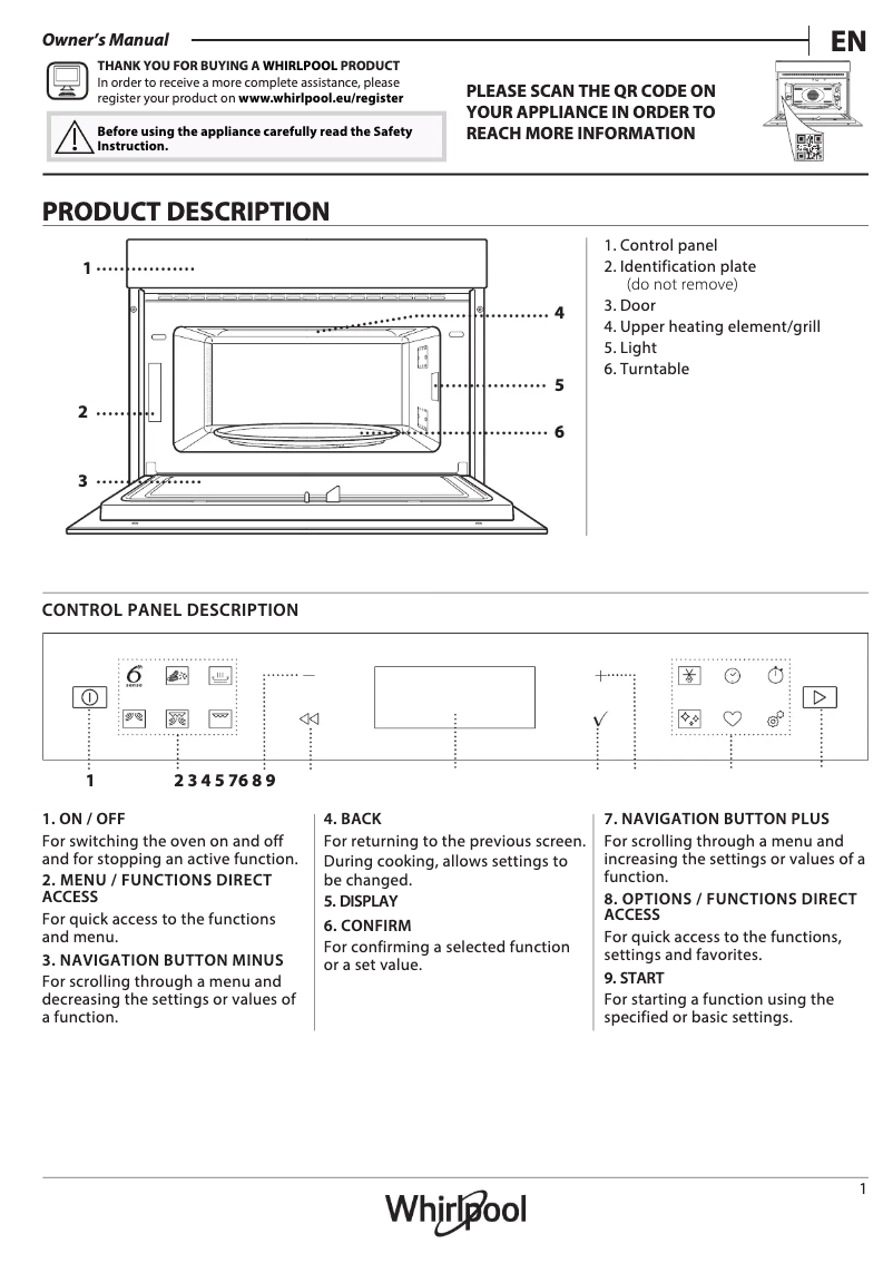 Imagen de la primera página del manual del dispositivo AMW 6440 FB