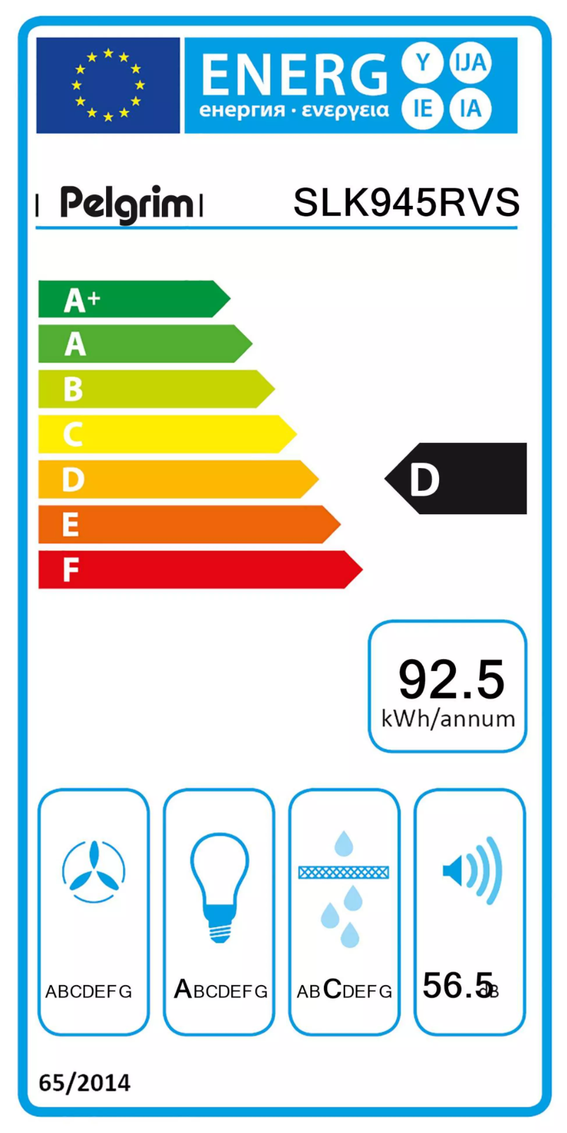 Image de la première page du manuel de l'appareil SLK945RVS