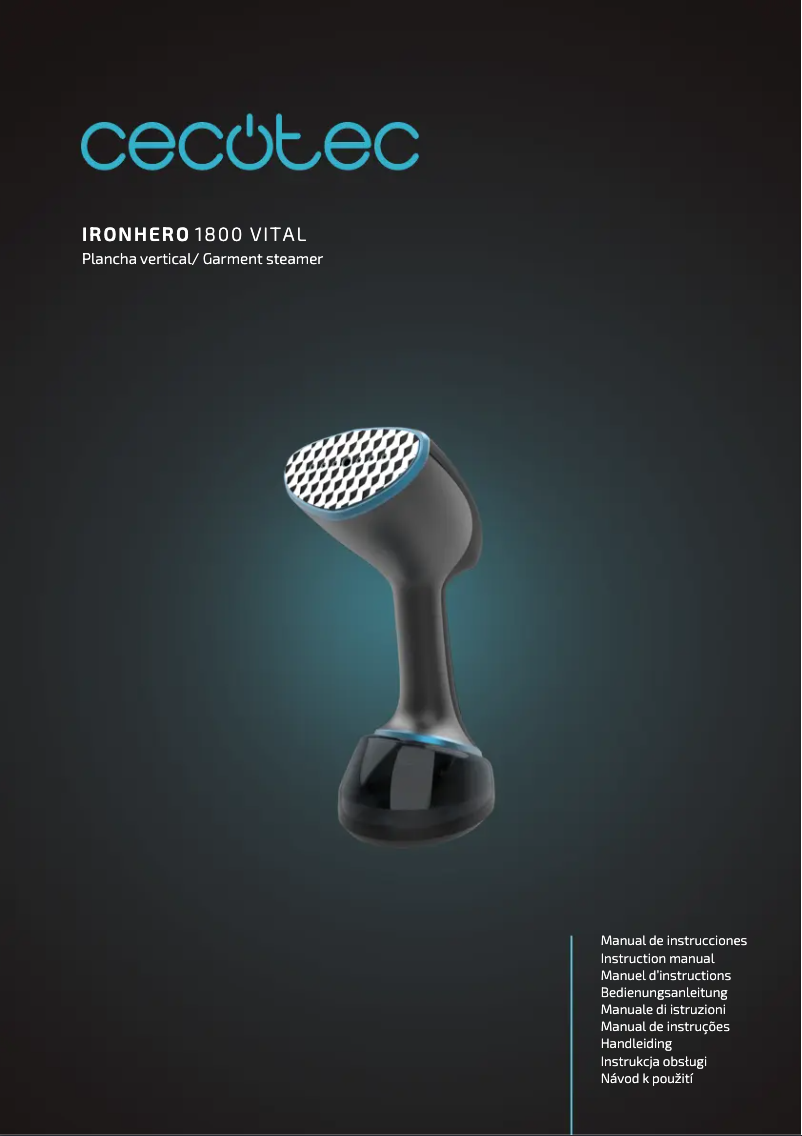 Page 1 de la notice Manuel utilisateur Cecotec IronHero 1800 Vital