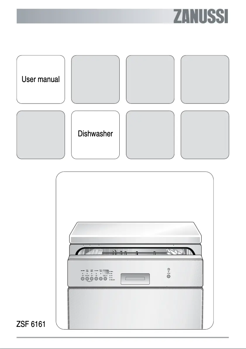 Image de la première page du manuel de l'appareil ZSF6161N