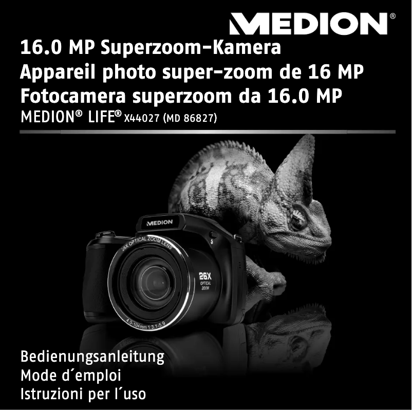 Page 1 de la notice Manuel utilisateur Medion LIFE X44027 (MD 86827)