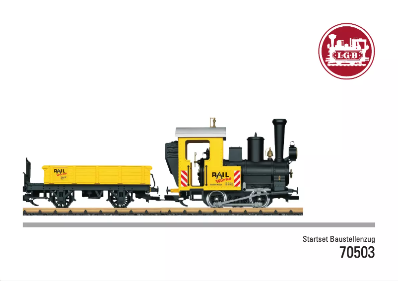 Page n°1 - Manuel utilisateur LGB 70503