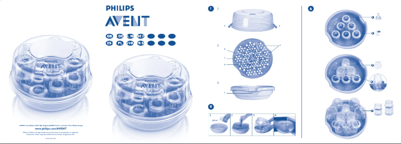 Image de la première page du manuel de l'appareil AVENT SCD243