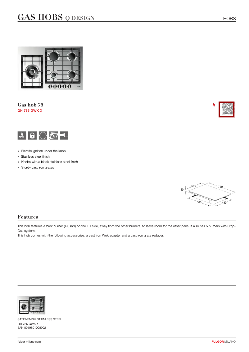 Image de la première page du manuel de l'appareil QH 765 GWK