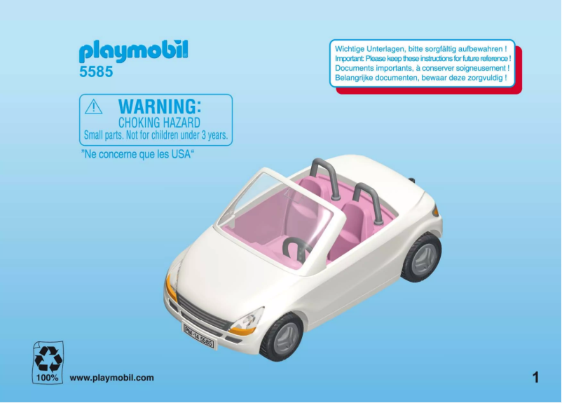 Image de la première page du manuel de l'appareil City Life Convertible with Woman and Puppy 5585