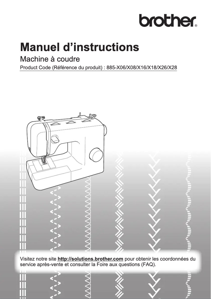 Page 1 de la notice Manuel utilisateur Brother RH-127