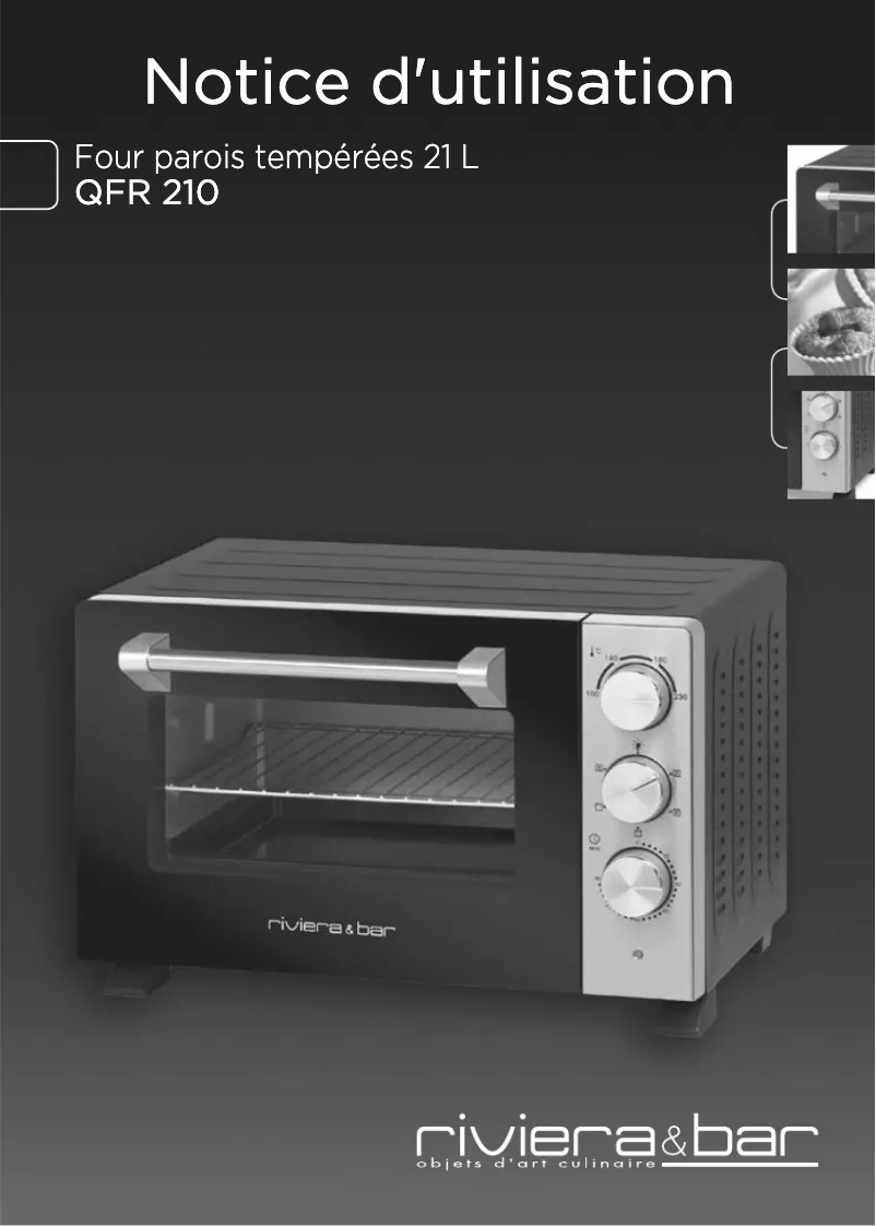 Page 1 de la notice Manuel utilisateur Riviera & Bar QFR210