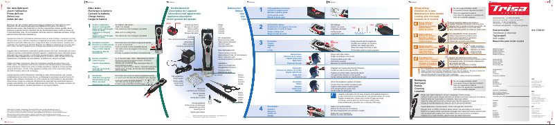 Page 1 of the manual User Manual Trisa Vario Cut