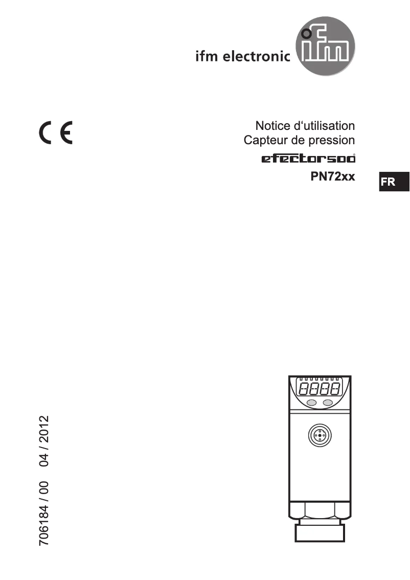 Page n°1 - Manuel utilisateur IFM PN7200