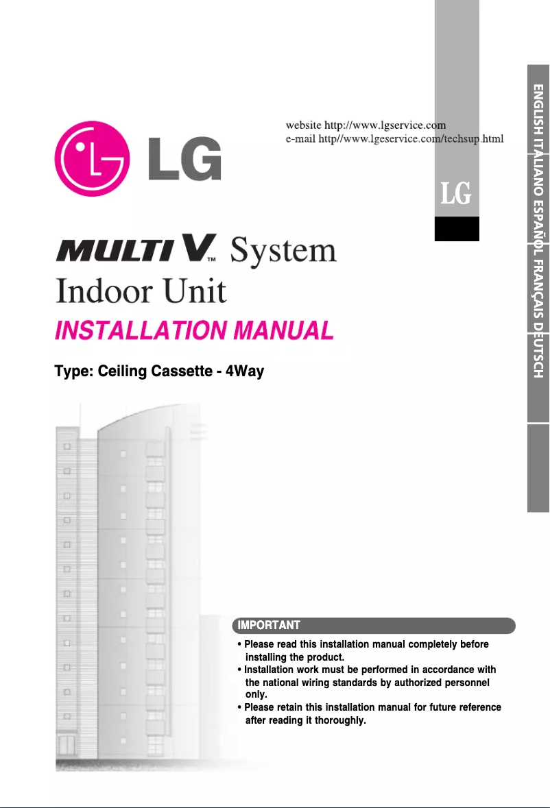 Página 1 del manual Manual de usuario LG ARNU18GTEA1