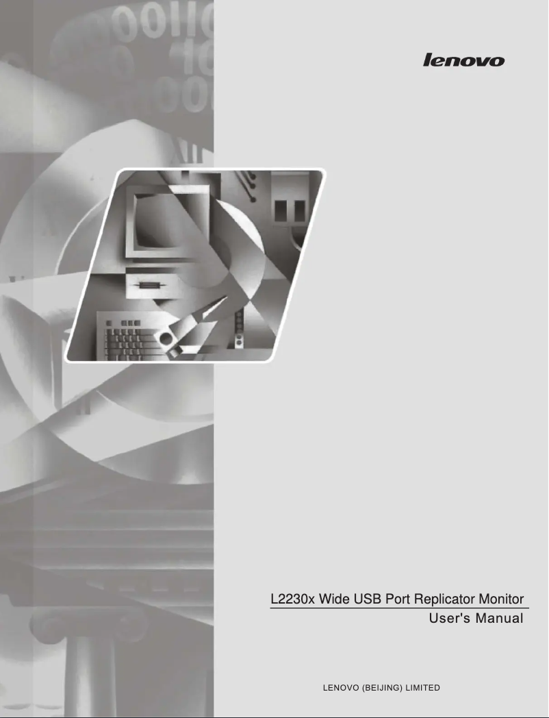 Page n°1 - Manuel utilisateur Lenovo ThinkVision L2250p