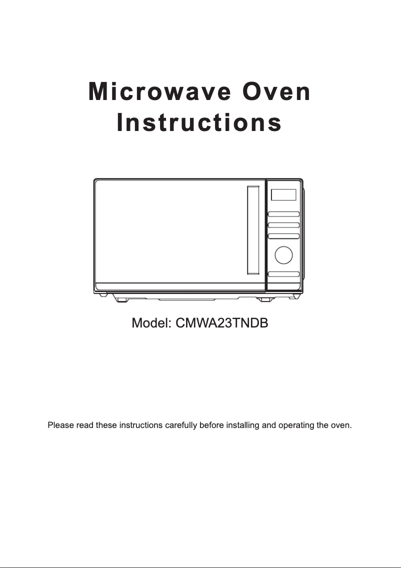 Page 1 de la notice Mode d'emploi Candy CMWA23TNDB