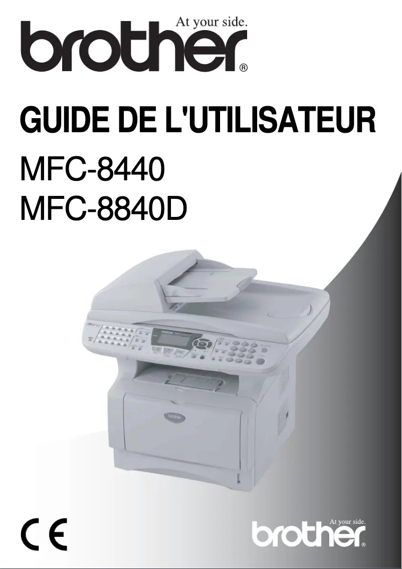 Page n°1 - Manuel utilisateur Brother MFC-8840DN