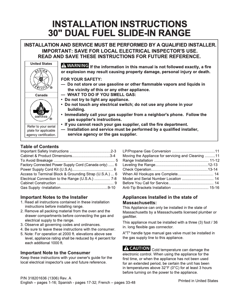Image de la première page du manuel de l'appareil EW30DS80RS