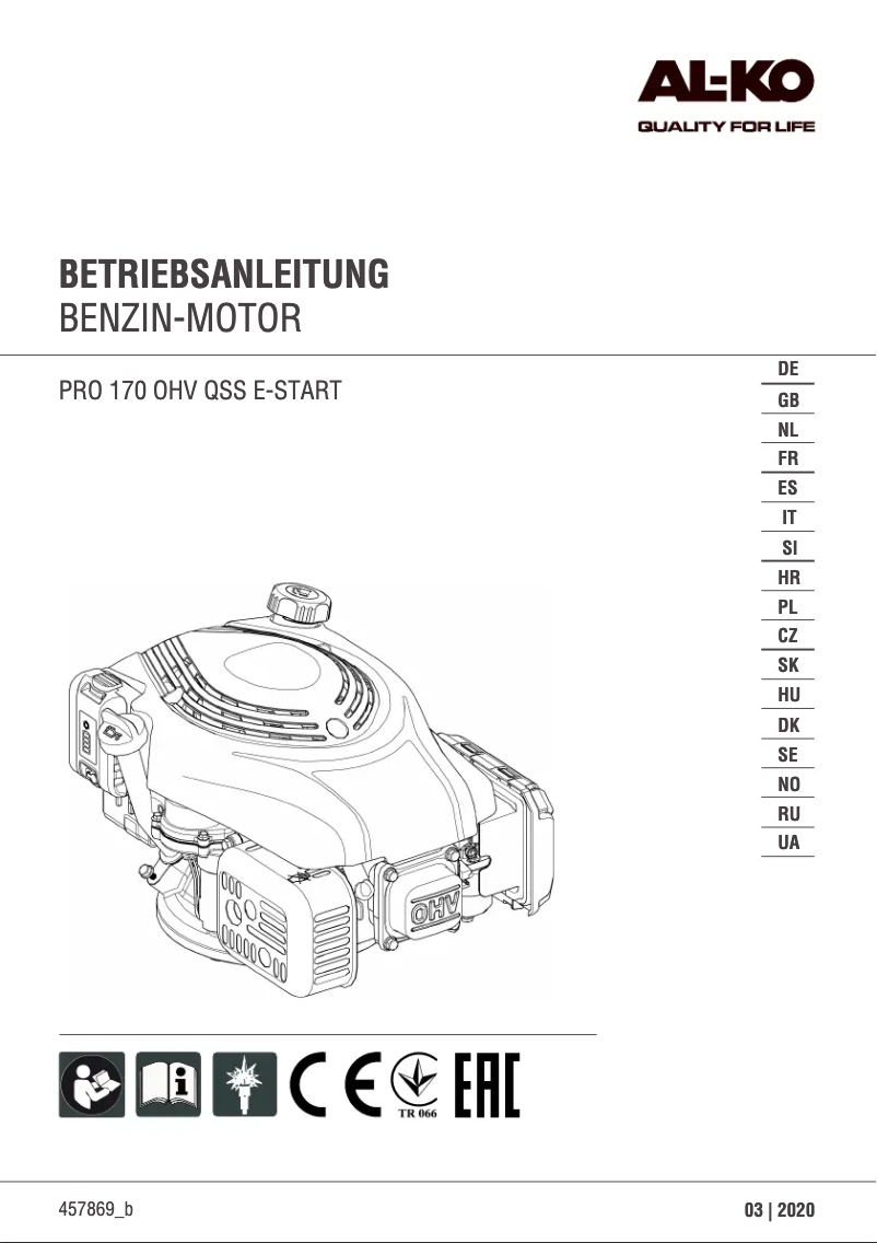 Image de la première page du manuel de l'appareil Comfort 46.0 SPI-A