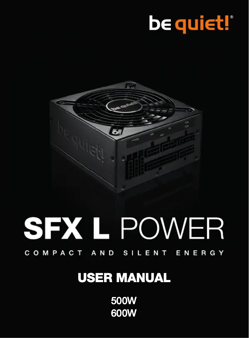 Image de la première page du manuel de l'appareil SFX L Power