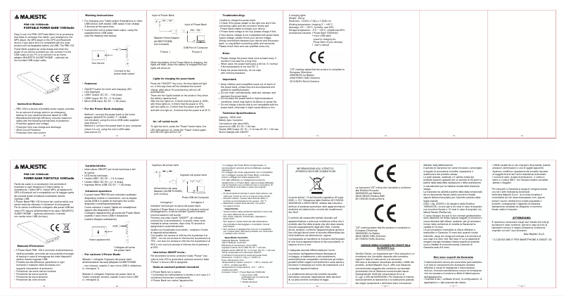 Image de la première page du manuel de l'appareil PBK-100