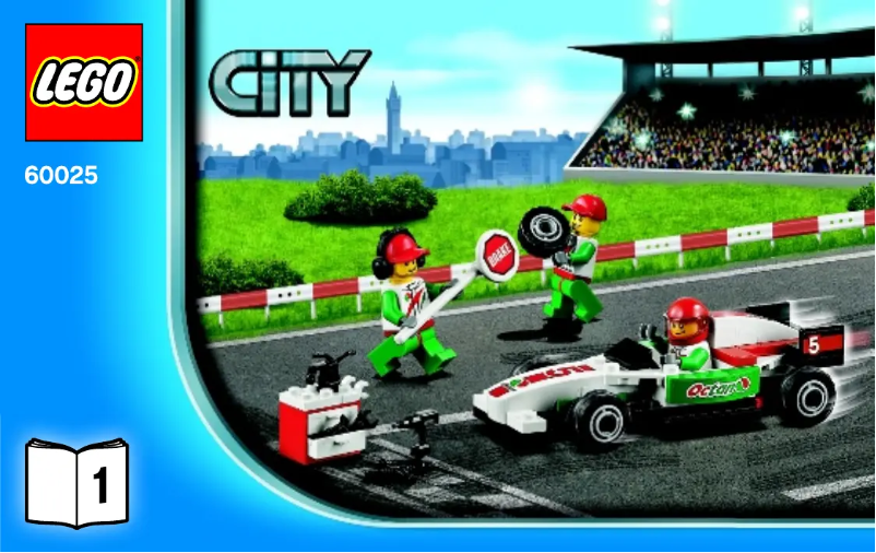 Page 1 de la notice Manuel utilisateur Lego Grand Prix Truck