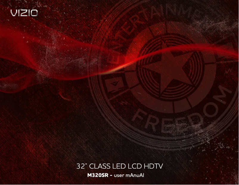 Page 1 de la notice Manuel utilisateur VIZIO M320SR