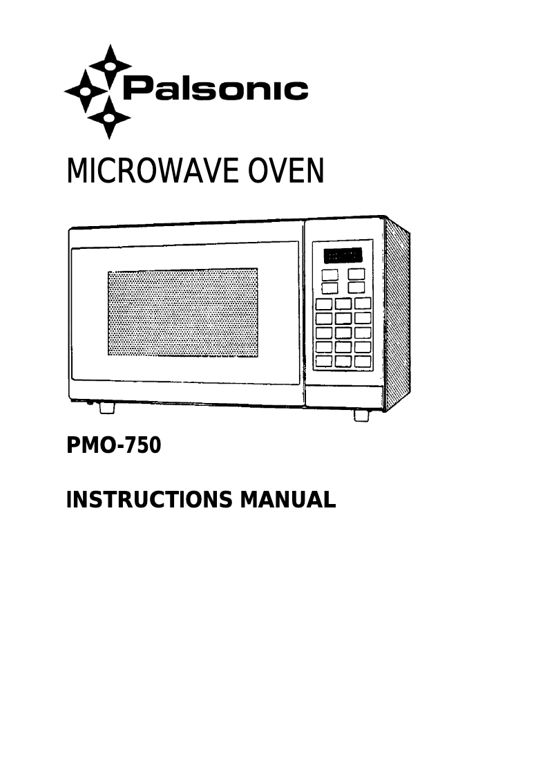 Page 1 de la notice Manuel utilisateur Palsonic PMO-750