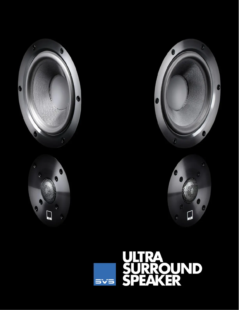 Page n°1 - Fiche technique SVS Ultra Surround