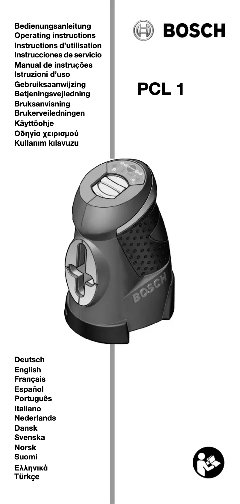 Page n°1 - Manuel utilisateur Bosch PCL 1