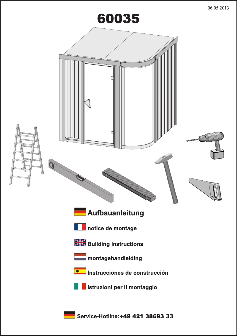 Page 1 de la notice Manuel utilisateur Karibu Parima 3