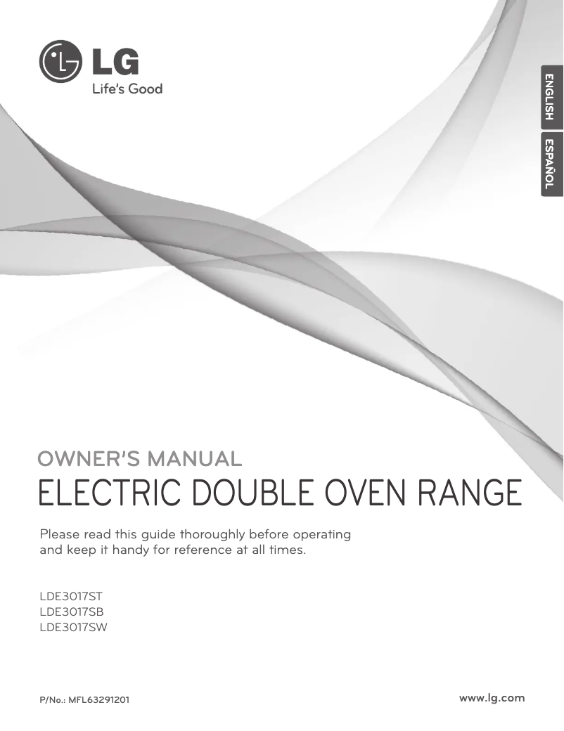 Image de la première page du manuel de l'appareil LDE3017SW