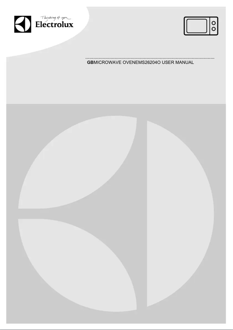 Page 1 de la notice Manuel utilisateur Electrolux EMS26204OK