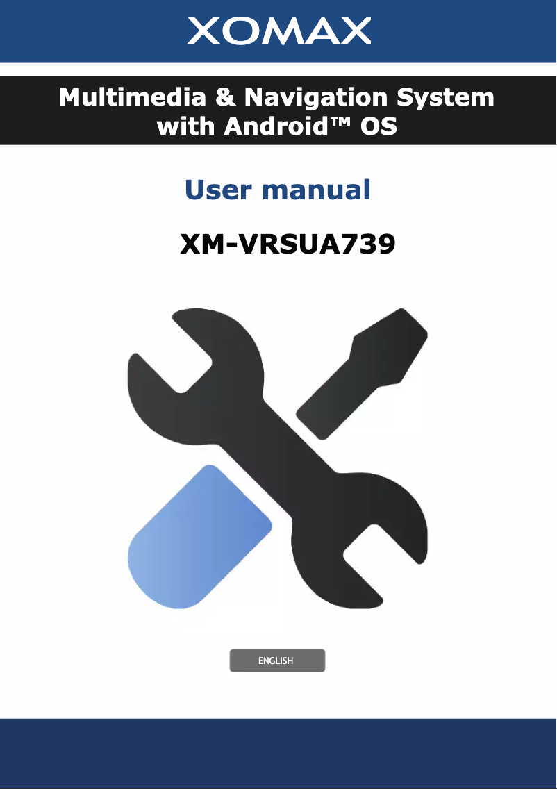 Image de la première page du manuel de l'appareil XM-VRSUA739