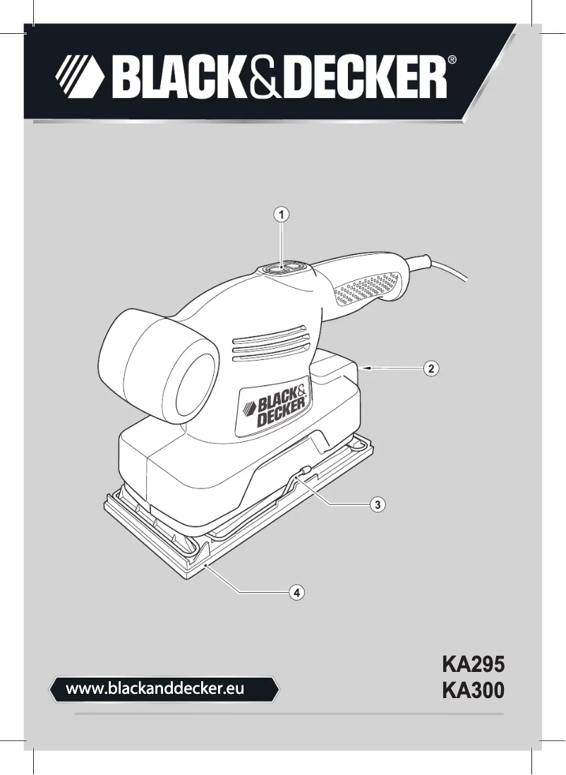 Image de la première page du manuel de l'appareil KA295