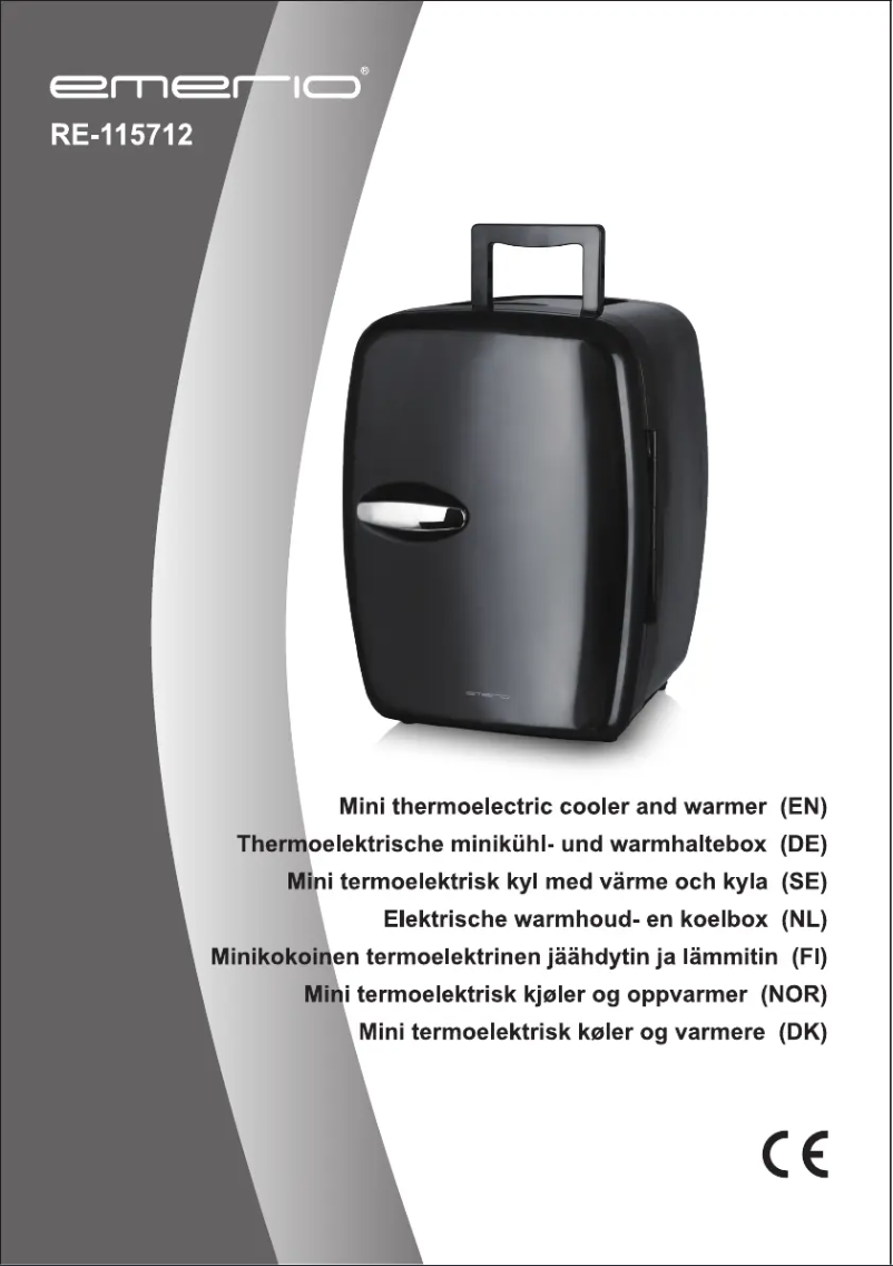 Page n°1 - Manuel utilisateur Emerio RE-115712