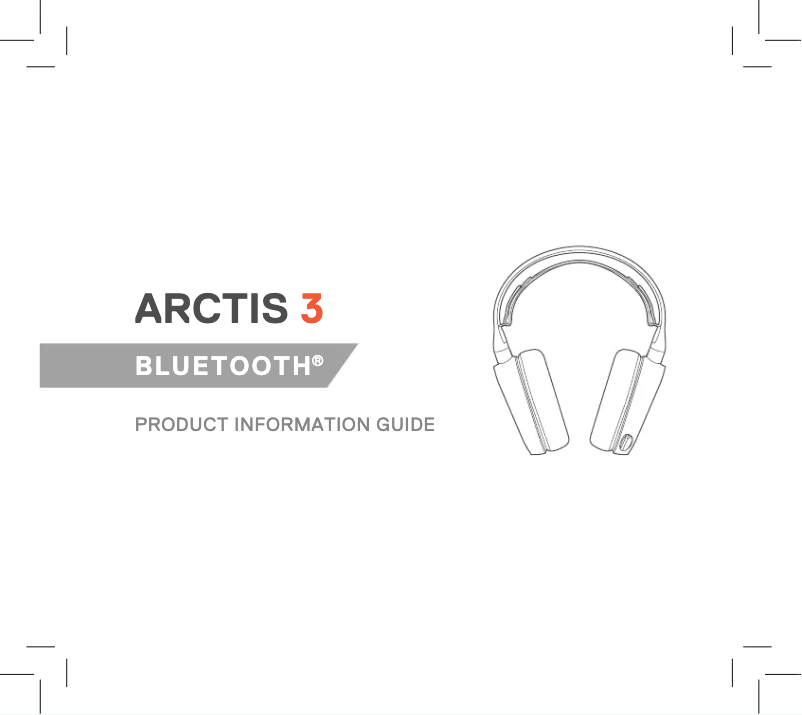 Page n°1 - Manuel utilisateur Steelseries arctis 3 Bluetooth