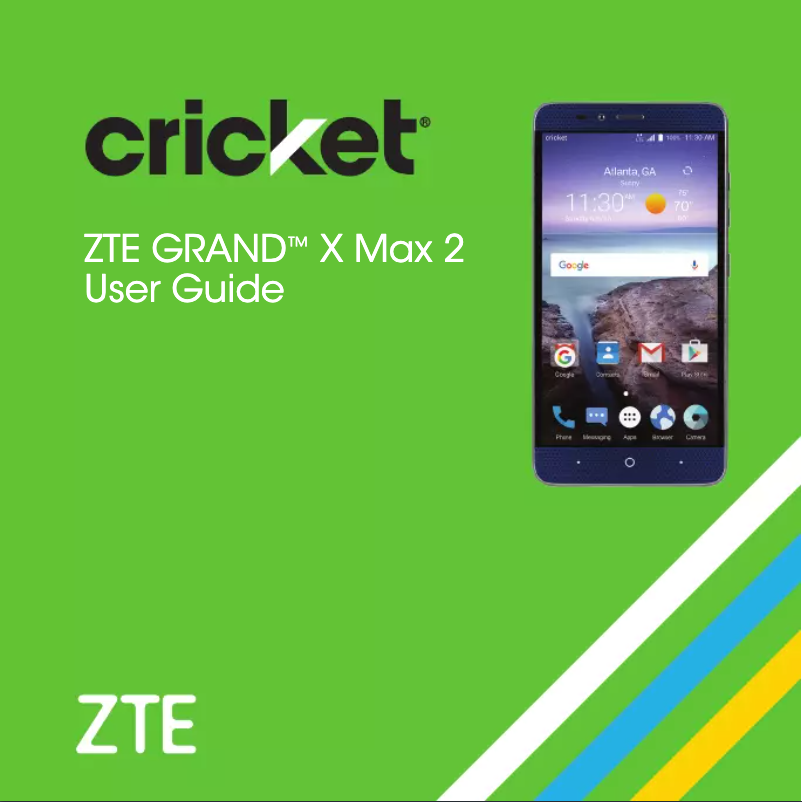 Page n°1 - Manuel utilisateur ZTE Grand X Max 2