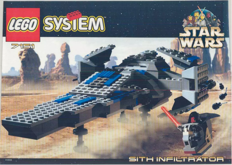 Page 1 of the manual User Manual Lego Star Wars 7151