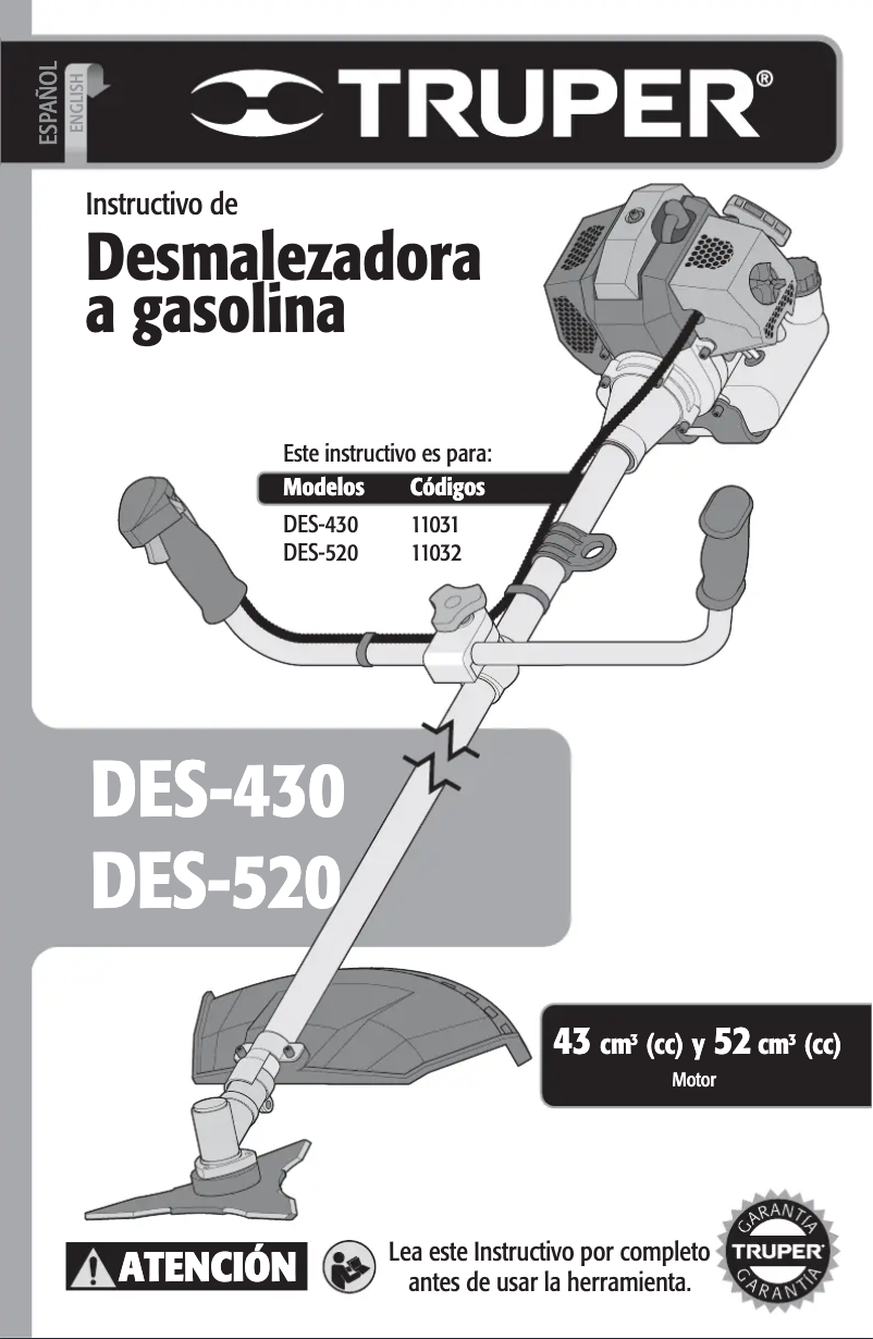 Page 1 de la notice Manuel utilisateur Truper DES-430