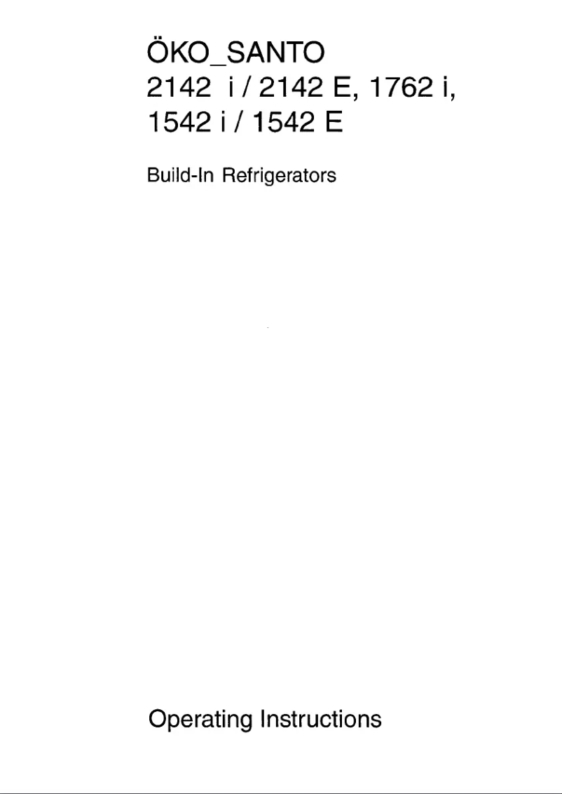 Image de la première page du manuel de l'appareil Santo 1762-1i