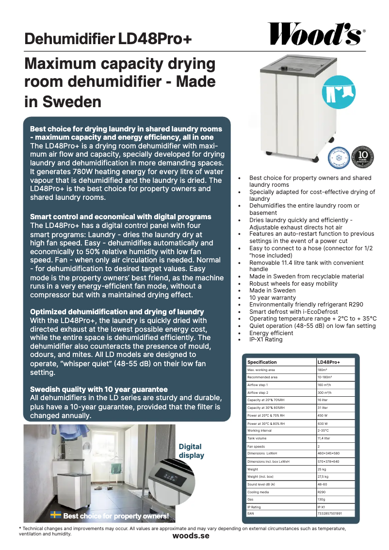 Imagen de la primera página del manual del dispositivo LD48PRO+