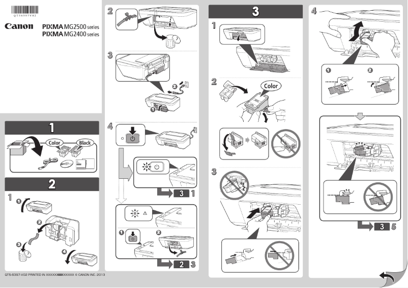 Page n°1 - Manuel utilisateur Canon Pixma MG2455