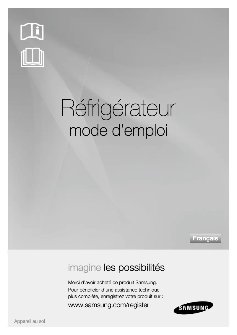 Page 1 de la notice Manuel utilisateur Samsung RL55
