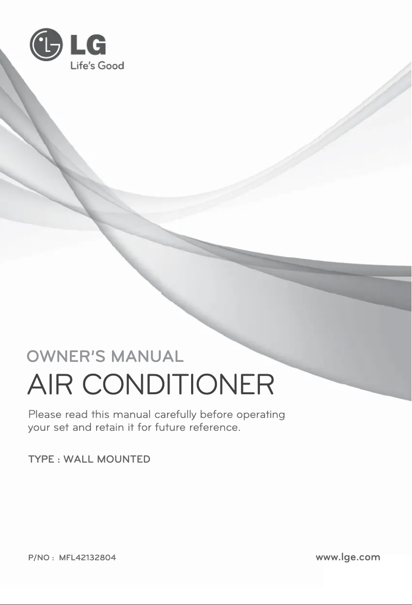 Page 1 of the manual User Manual LG GSNH126E0M0