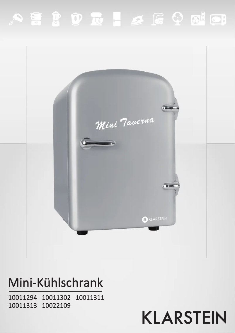 Page 1 de la notice Manuel utilisateur Klarstein Mini 10022109