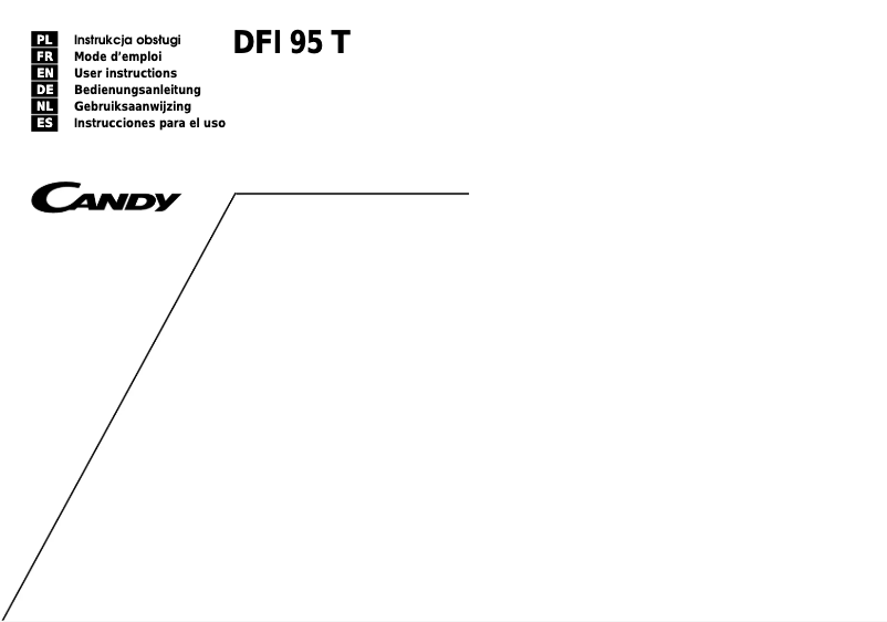 Page 1 de la notice Manuel utilisateur Candy Dfi 95 t