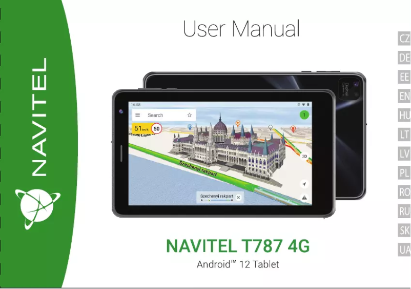Image de la première page du manuel de l'appareil T787 4G