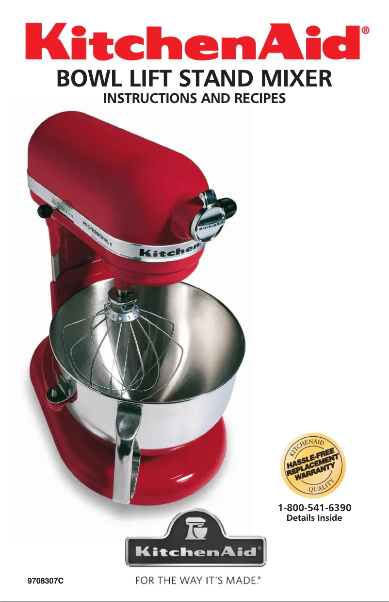 Page n°1 - Manuel utilisateur KitchenAid RKV25G0XBU