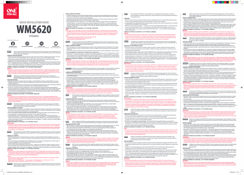 Image de la première page du manuel de l'appareil WM 5620