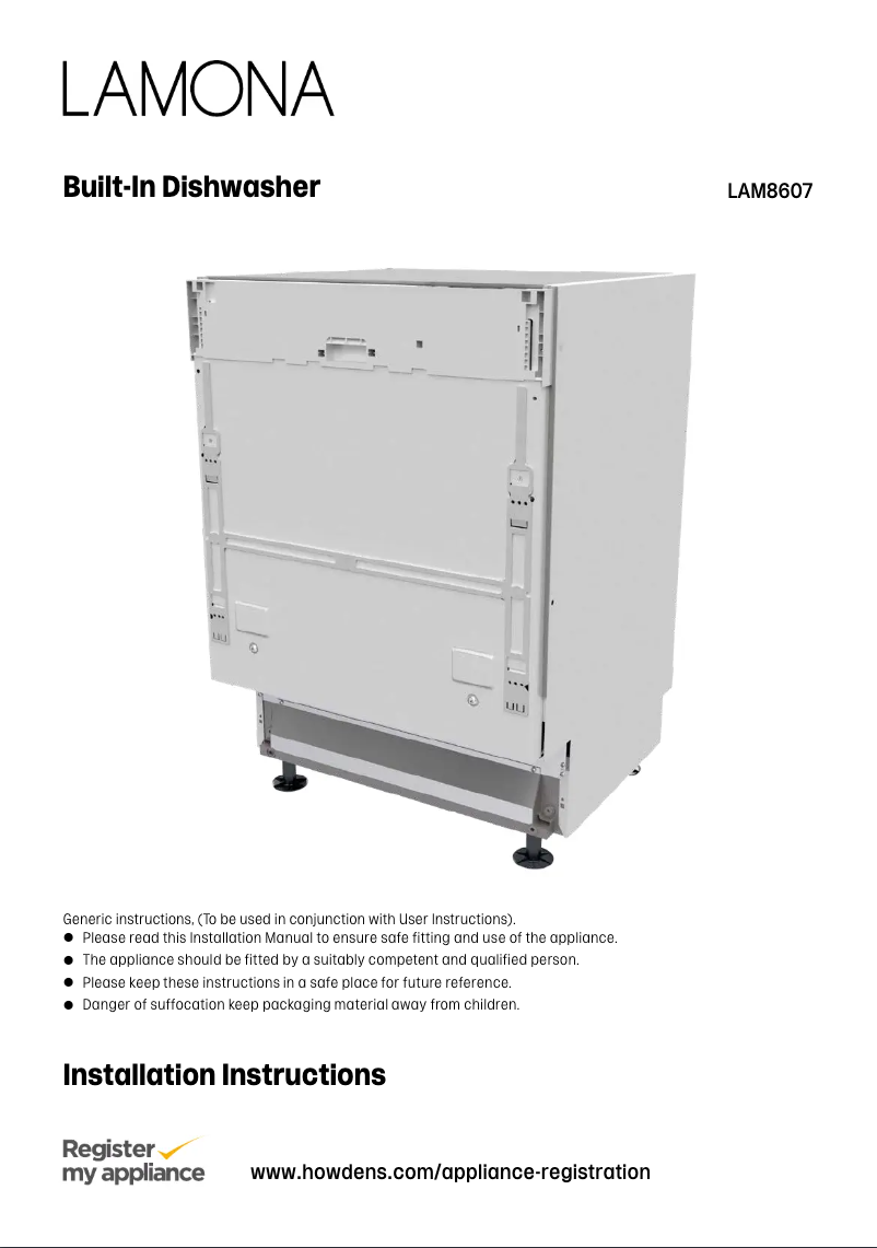 Image de la première page du manuel de l'appareil LAM8607